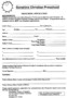 Preschool Enrollment Form Template