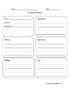 Printable Book Review Template