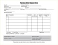 Purchase Order Request Form Template