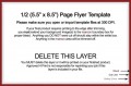 Quarter Sheet Flyer Template Word