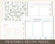 Recipe Book Page Template