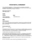 Room Rental Contract Template Free