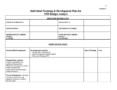 Sample Training Budget Template
