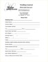 Sample Wedding Photography Contract Template