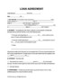 Simple Payment Agreement Template