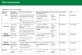Standard Risk Assessment Template