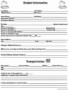 Student Information Sheet Template For Teachers