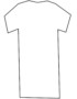 T Shirt Cake Template