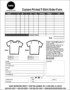 T Shirt Pre Order Form Template