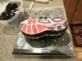 Tennis Shoe Cake Template