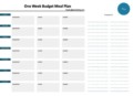 Two Week Budget Template