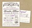 Vintage Wedding Invite Template