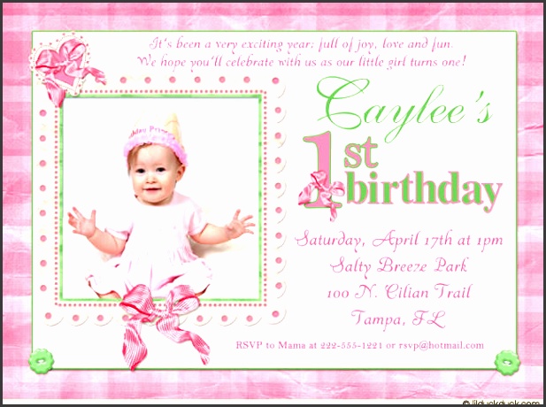 birthday invites terrific 1st birthday invitation wording ideas printable invitations