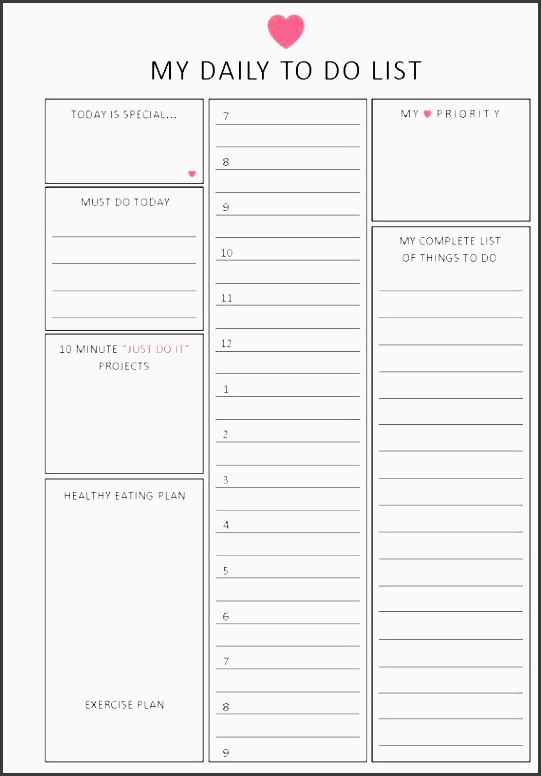 imprimÃ organisation 1 jour printable make your own day planner daily to do list hourly format printable planner on etsy