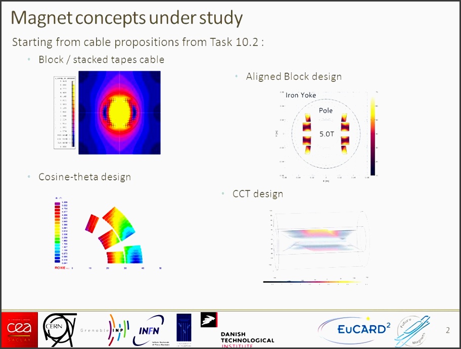 2 magnet concepts under study
