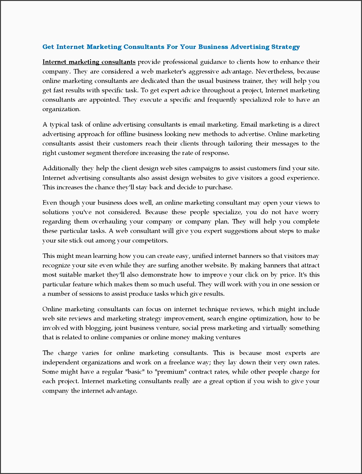 calamÃ o internet marketing consultants for your business advertising strategy
