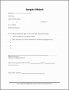 5+ Affidavit form Sample