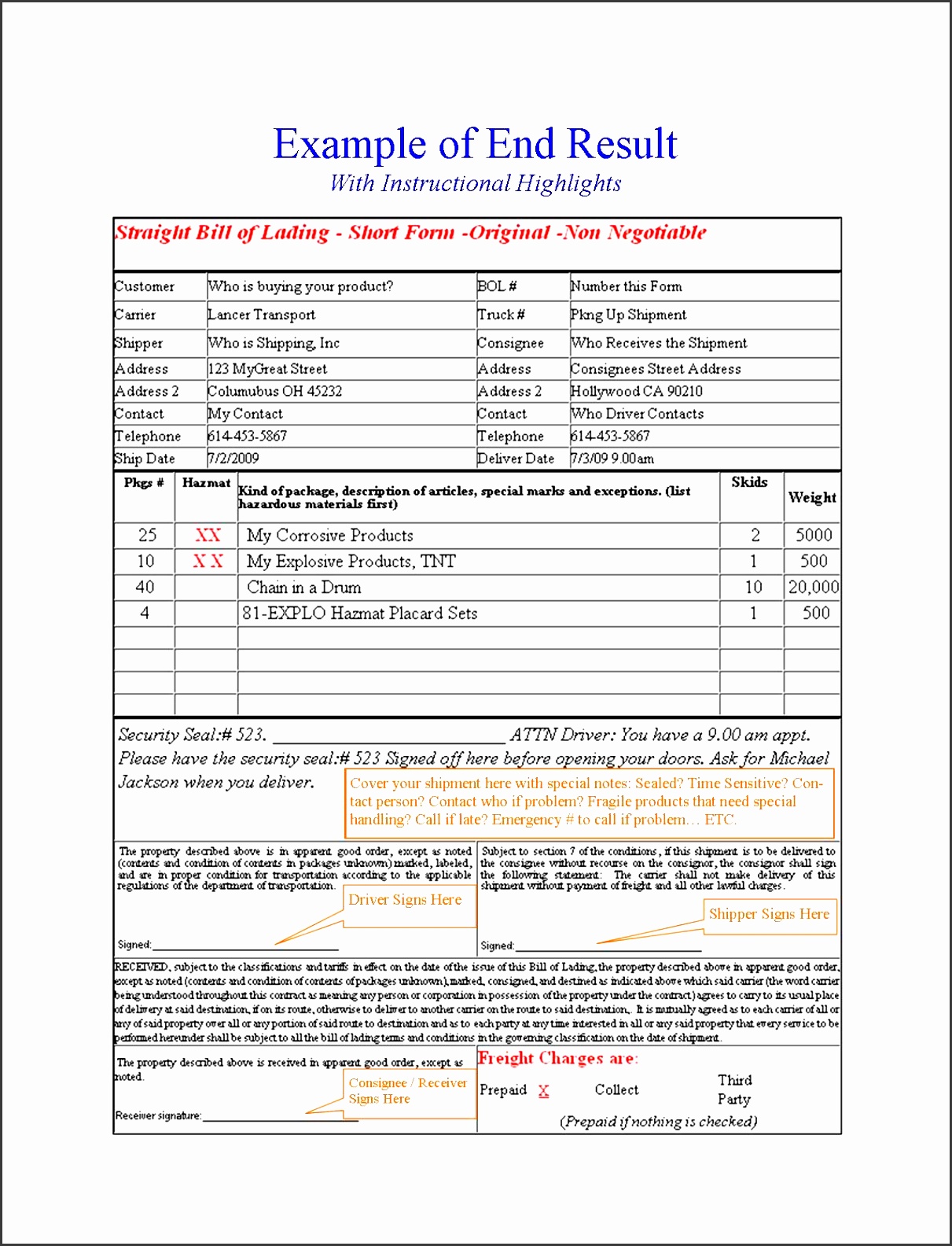 forms nrra your bill of lading form free free online bill of lading example results