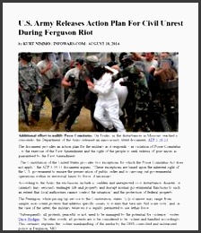 u s army releases action plan for civil unrest during ferguson riot infowars because there s a war on for your mind pinterest