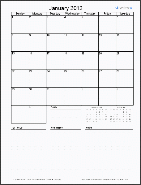 monthly planner