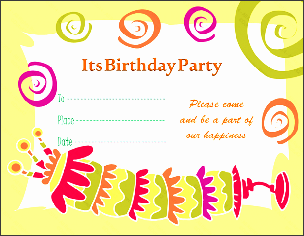 birthday card invitation template print your own pleting simple and elegant stunning adding by beautiful design
