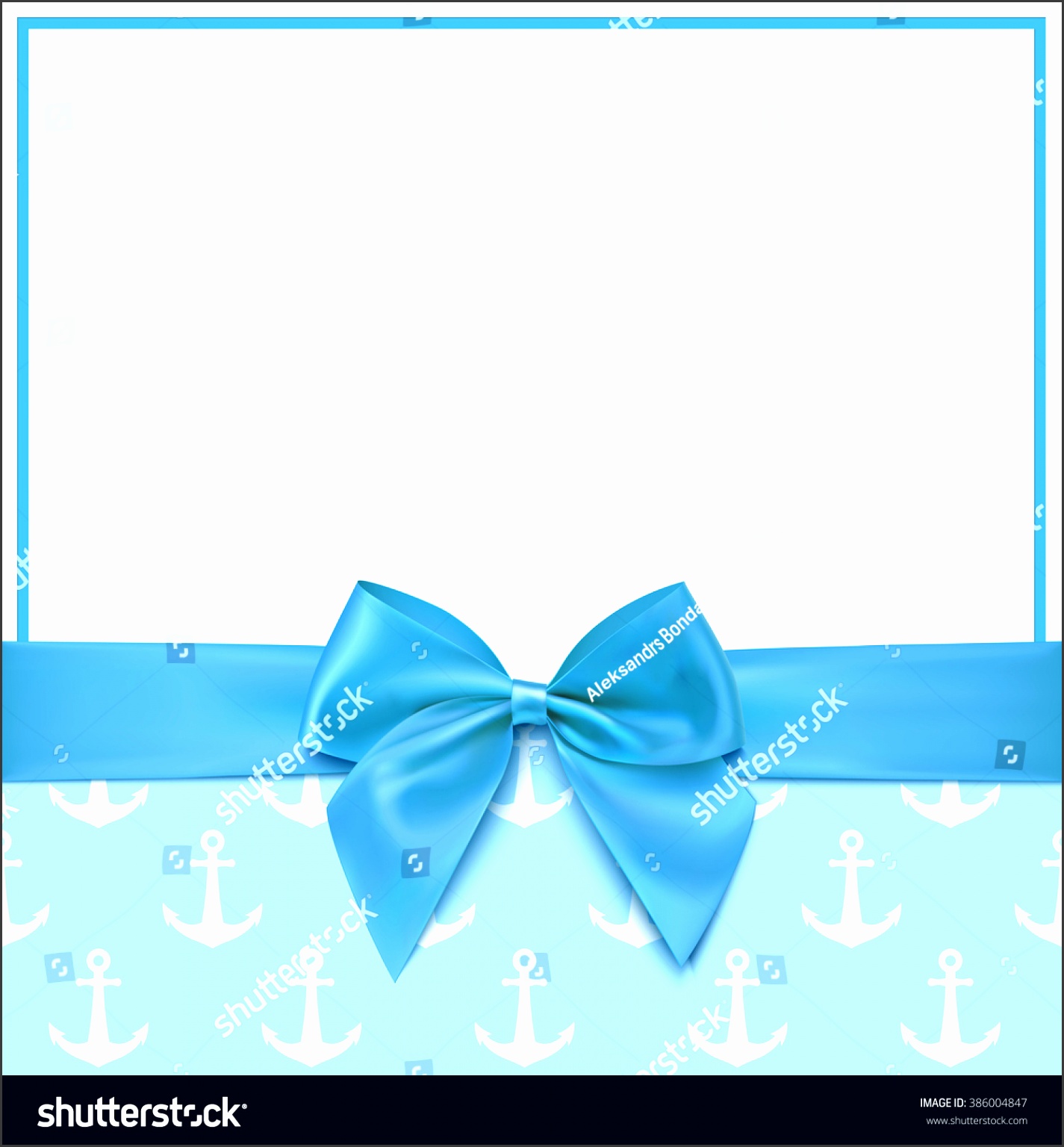blank greeting card template for baby boy shower celebration birthday or baby boy announcement