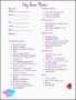 4+ Baby Shower Planner Example