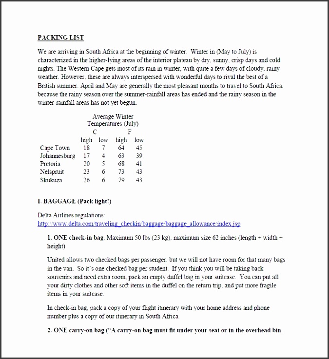 40 awesome printable packing lists college cruise camping etc tzewy printable packing list template 38