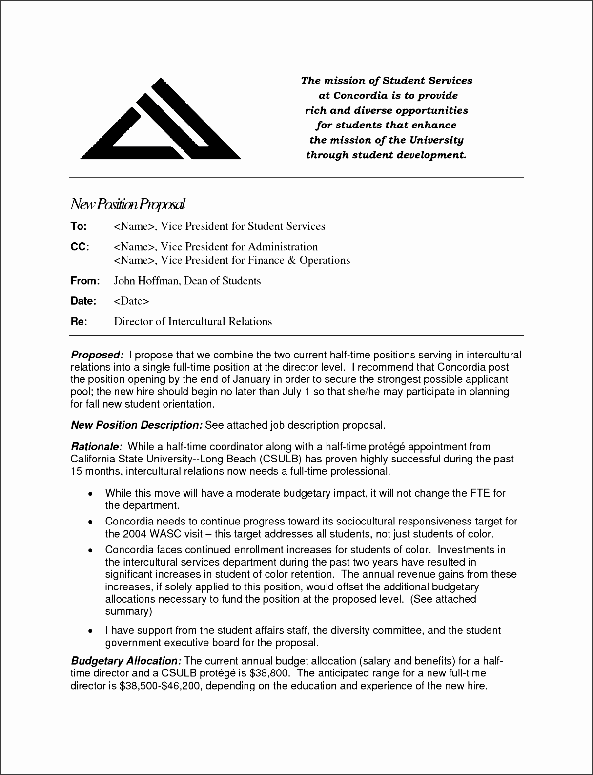 job proposal sample