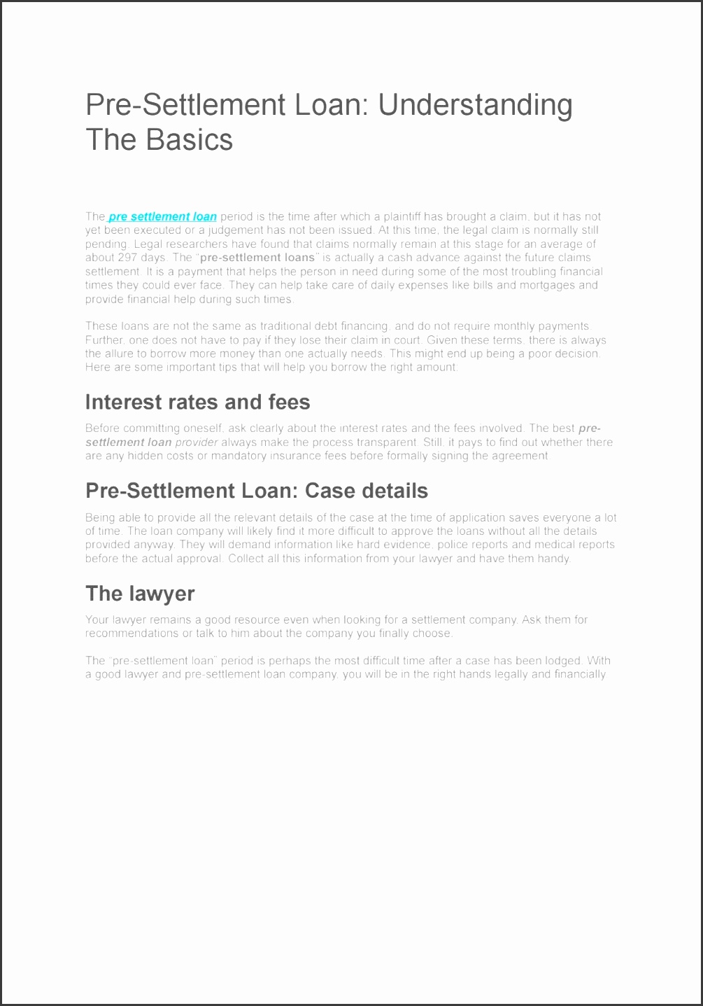 pre settlement loan understanding the basics by settlement loans new jersey issuu
