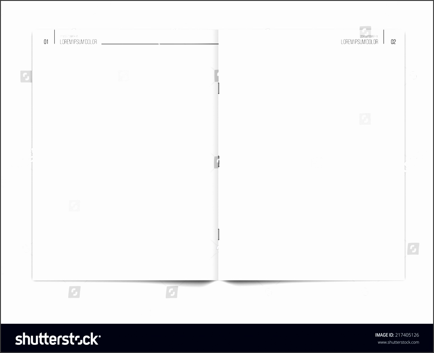 blank newspaper template on gray background vector illustration eps10