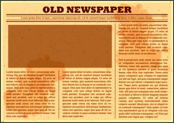 45 printable newspaper templates free and premium templates pertaining to old