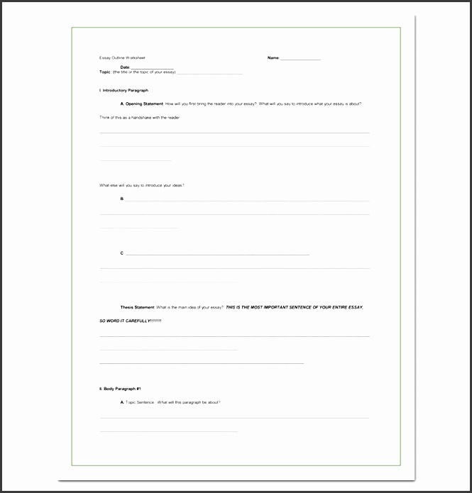 blank outline template samples and formats for word pdf