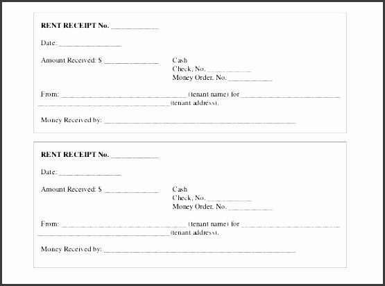 free pdf print rent receipt form template