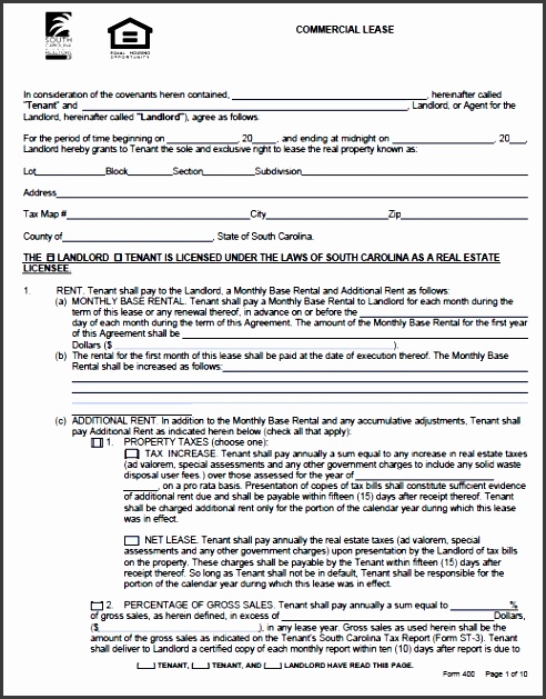 elegant business office lease free south carolina mercial lease agreement form pdf template