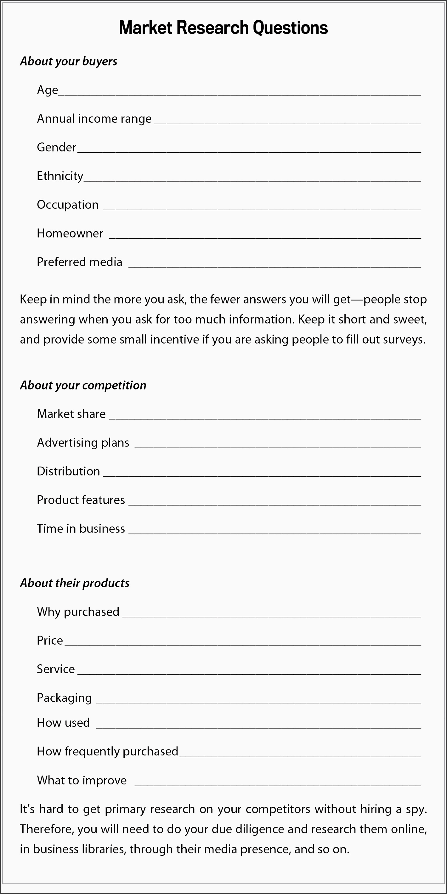 4 petitive analysis the purpose of the petitive analysis is to determine the strengths and weaknesses of the petitors within your market