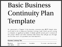 business continuity plan templates peaceful design 19 basic template springer