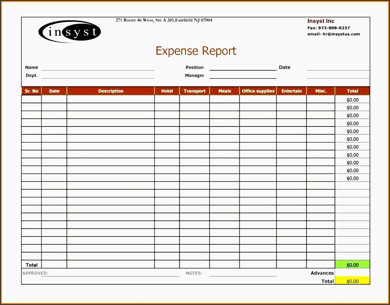 Business Ledger Template Excel Free