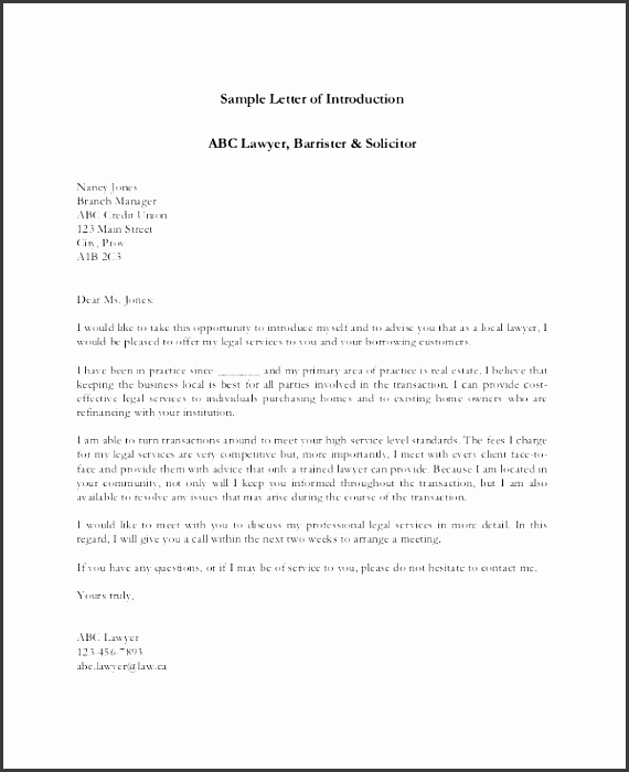 local business introduction letter