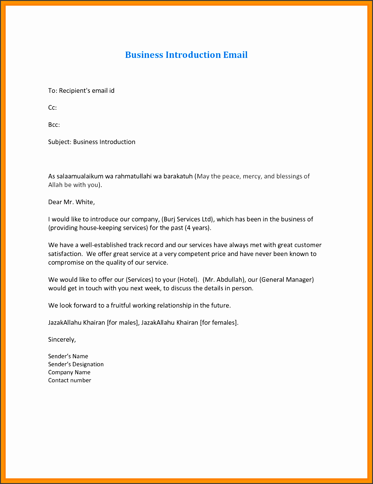 introduction email templatermal introduction email business introduction email template