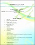 10 Business Meeting Agenda Template