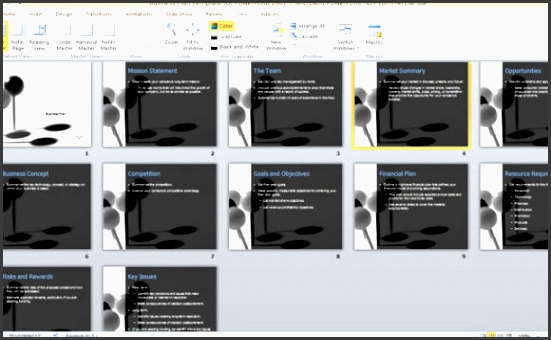 business plan template for powerpoint 2007 1