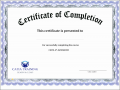 6+ Certificate Completion Template