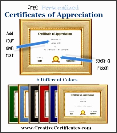 certificate of appreciation customize online print at home vyrs5 certificate of appreciation