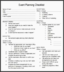 free printable party planning papers event planning checklist 7 free for pdf