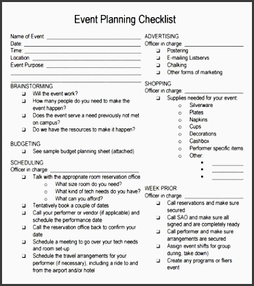 free printable party planning papers event planning checklist 7 free for pdf