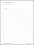 4+ Club attendance Sheet Template