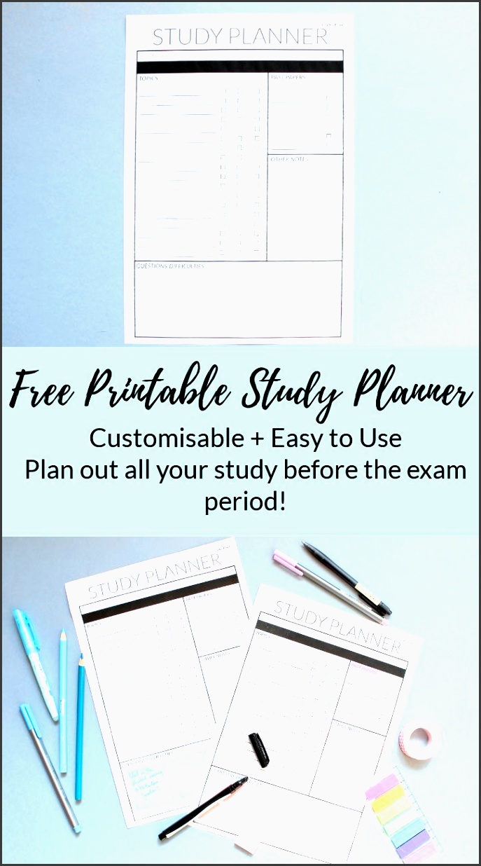using a study plan is a great way to prepare for final exams use this