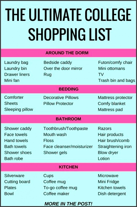 the ultimate college shopping list college dorm rooms dorm and dorm room