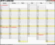 9 College Year Planner Template